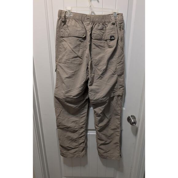 The North Face Convertible Cargo Pants Outdoor Hiking Beige Men’s Small - Picture 8 of 10